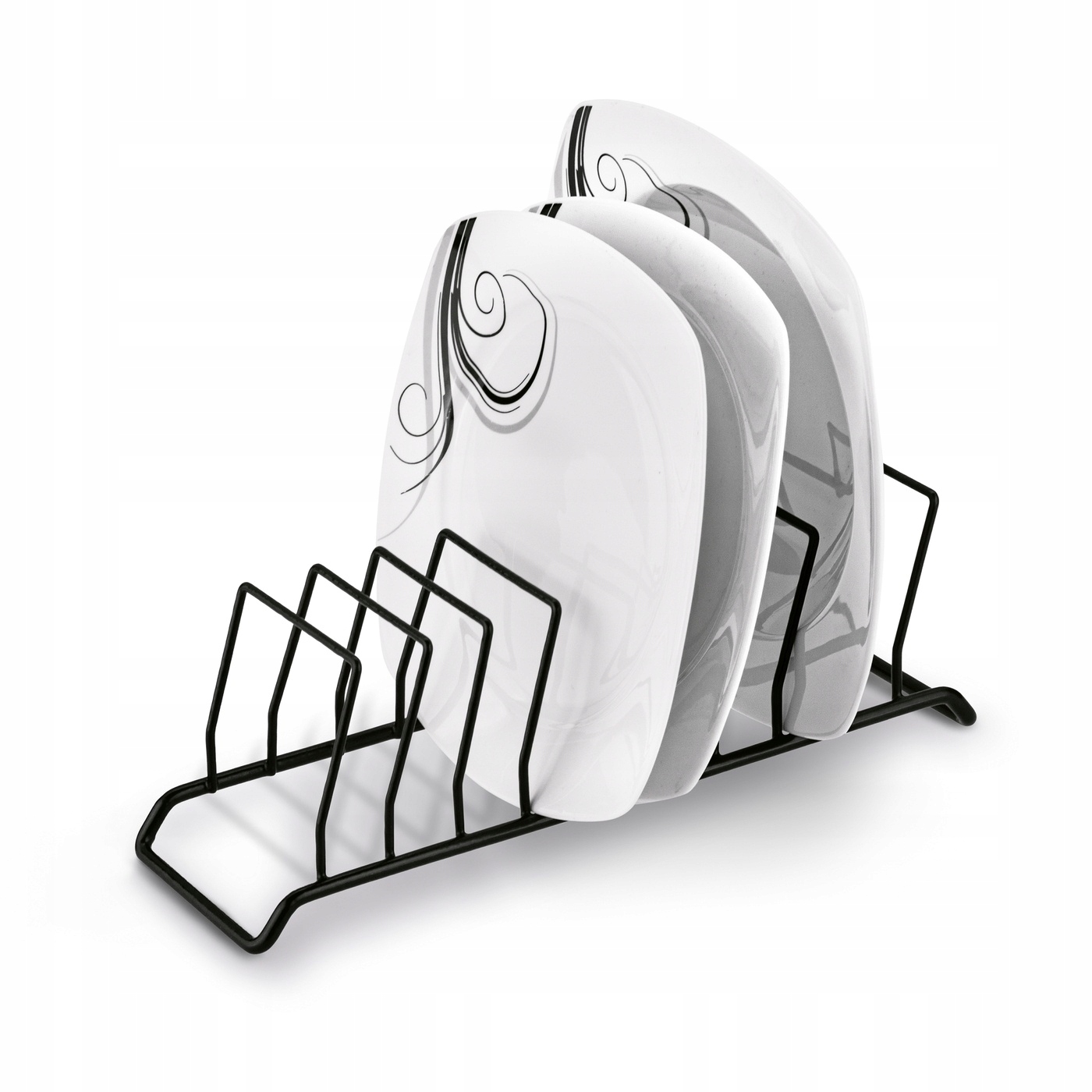 Metalowy STOJAK NA TALERZE do szafki EKSPOZYCYJNY ORGANIZER na pokrywki