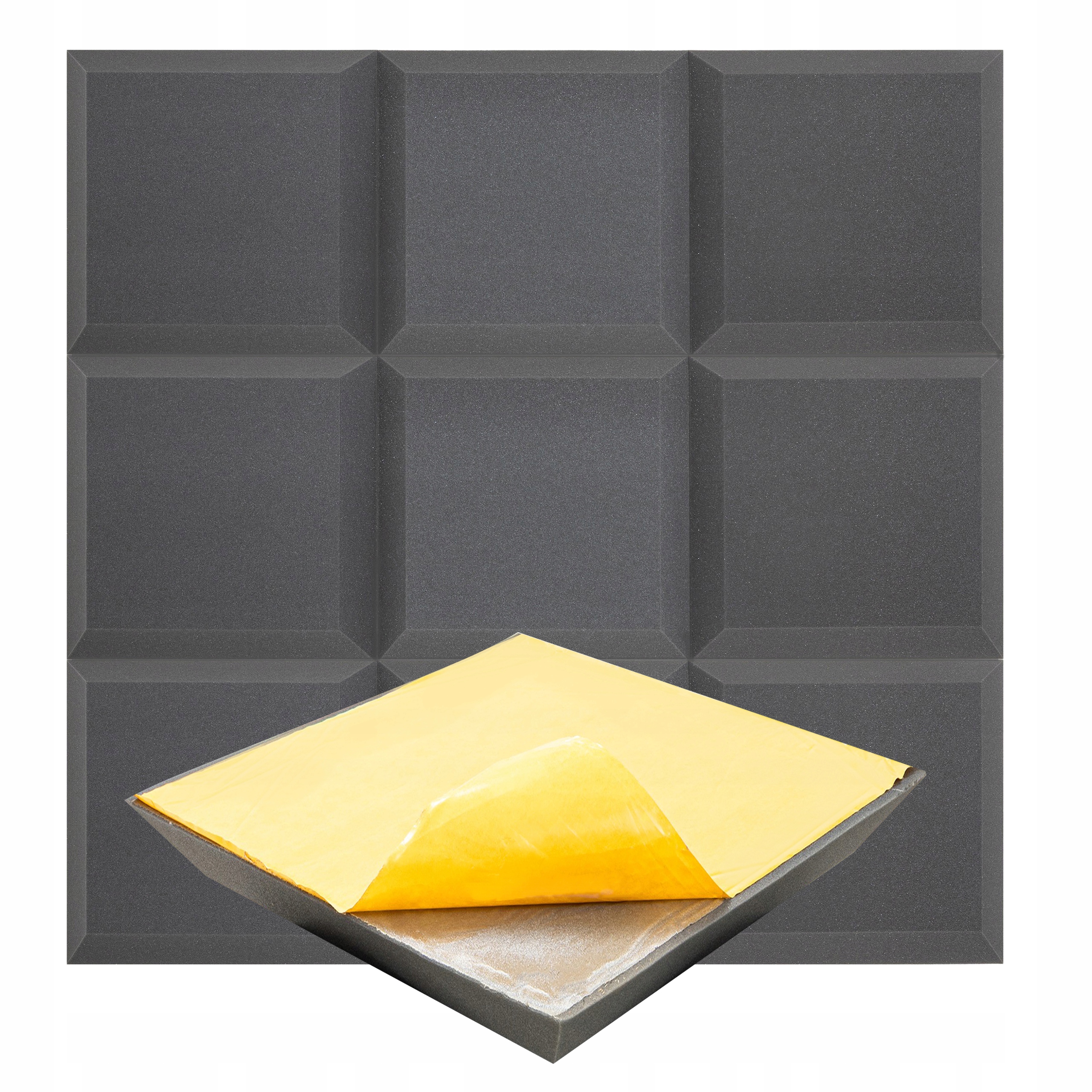 Akustická skosená pena s lepidlom absorbujúcim vysoké frekvencie