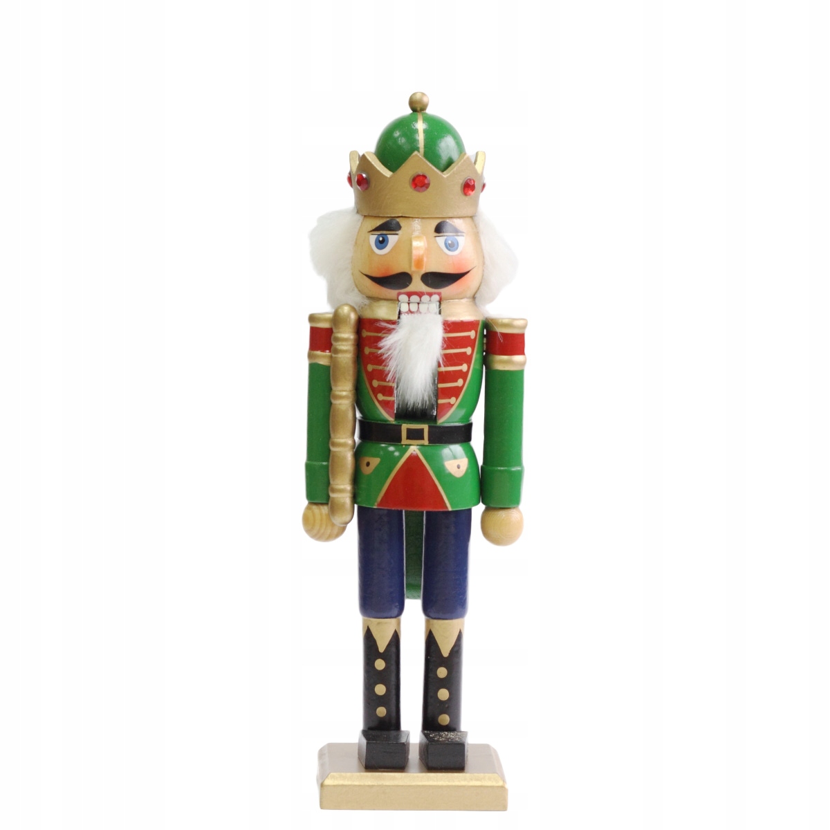 

Figurka dziadek do orzechów Król 30 cm, ziel /nieb