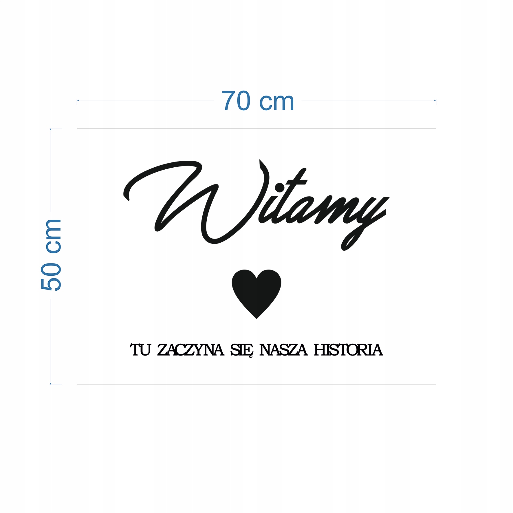 Plansza tablica na powitanie Gości Ślub Wesele TAB-1DS EAN (GTIN) 5906400604068