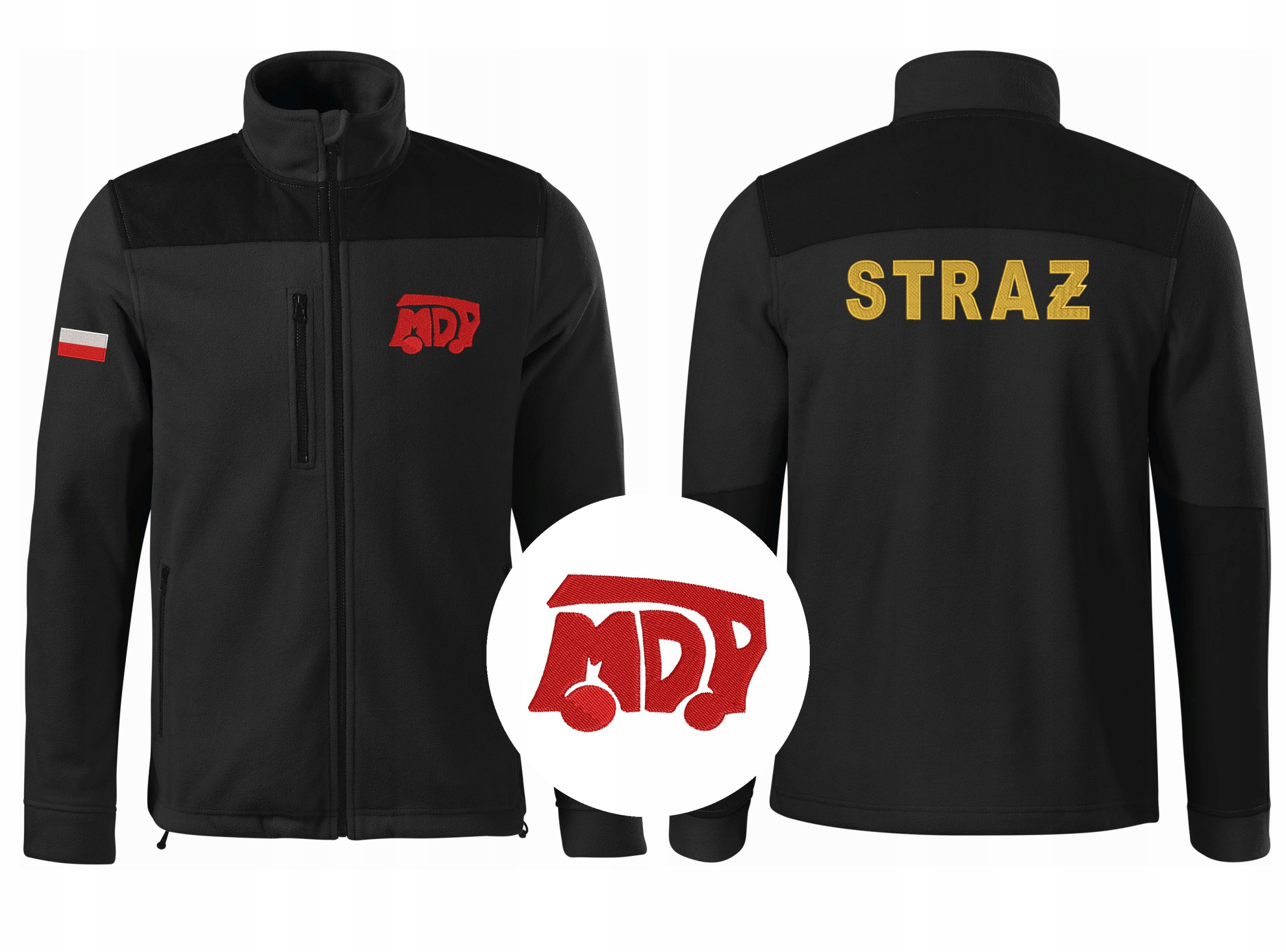 POLAR STRAŻACKI STRAŻ OSP PSP Haftowane LOGO napis OGNIK MDP Kod producenta 530_straz