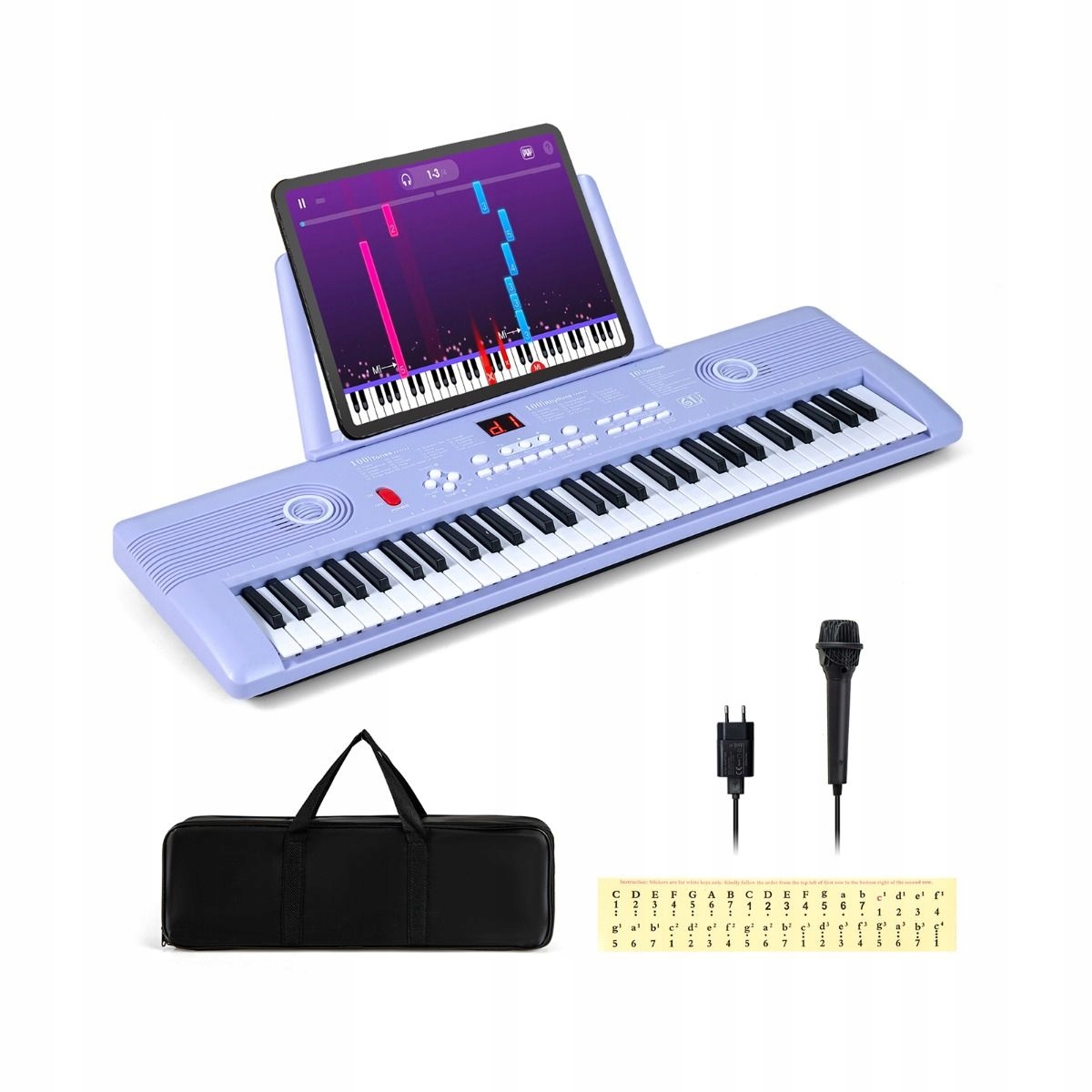 Keyboard dla dzieci z mikrofonem organy