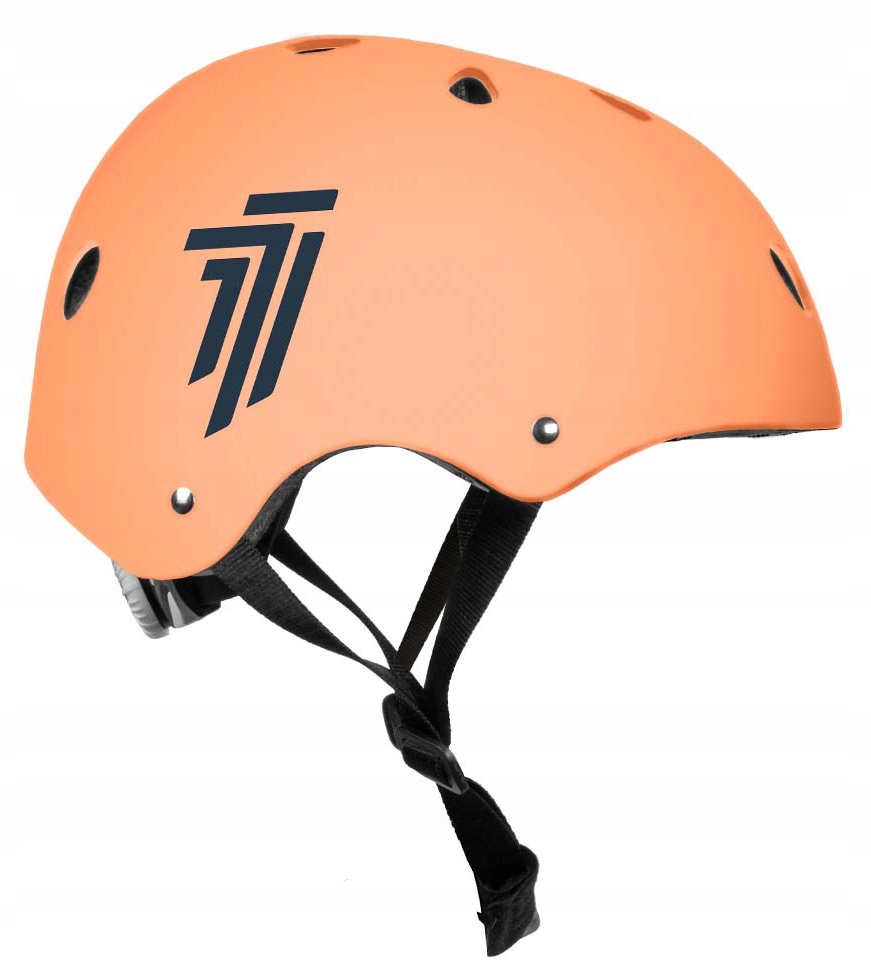 KASK SPORTOWY ABS 52-56 ROWEROWY BLACK ORANGE BIKE Marka Seven