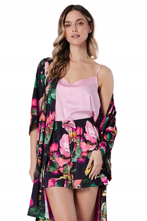 Unikat Dámský Saténový Župan 1746 Gizela XL/42