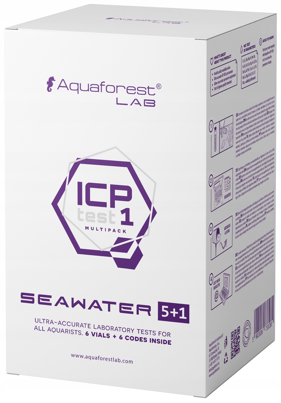 Levně Aquaforest Multipack Icp Test 5+1 bonus