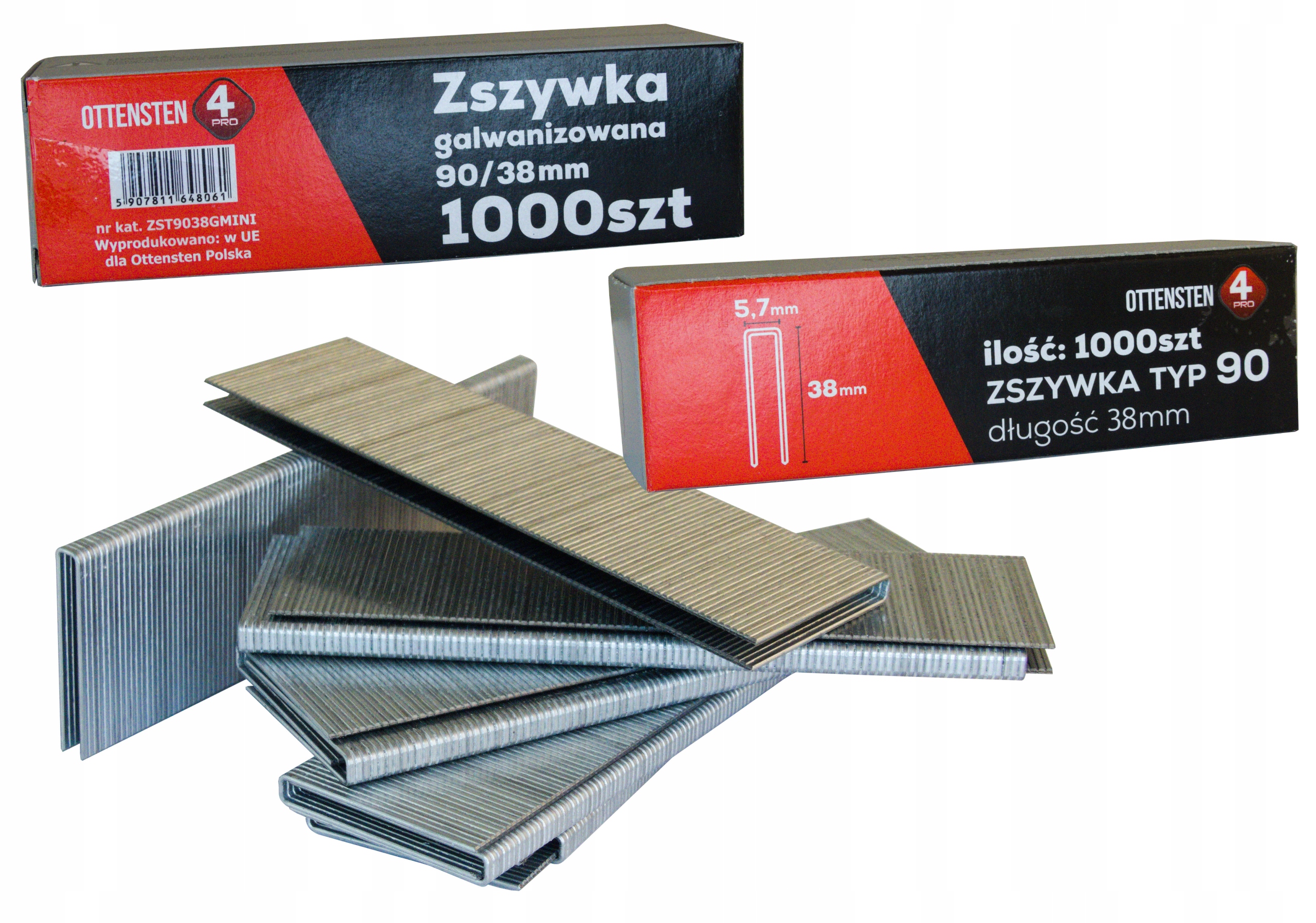 

Ottensten Zszywki Stolarskie TYP90 38mm 1000 szt.