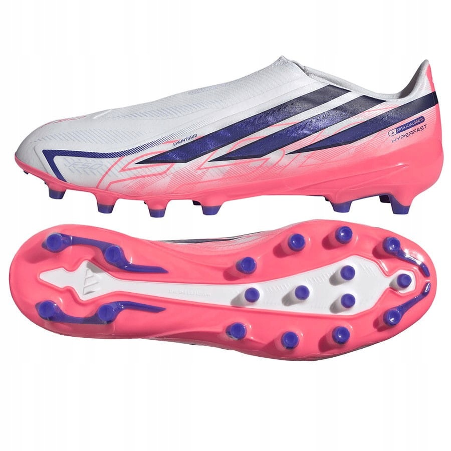 Buty adidas F50 Hyperfast League LL Ag LA1552 42 2/3, Biały