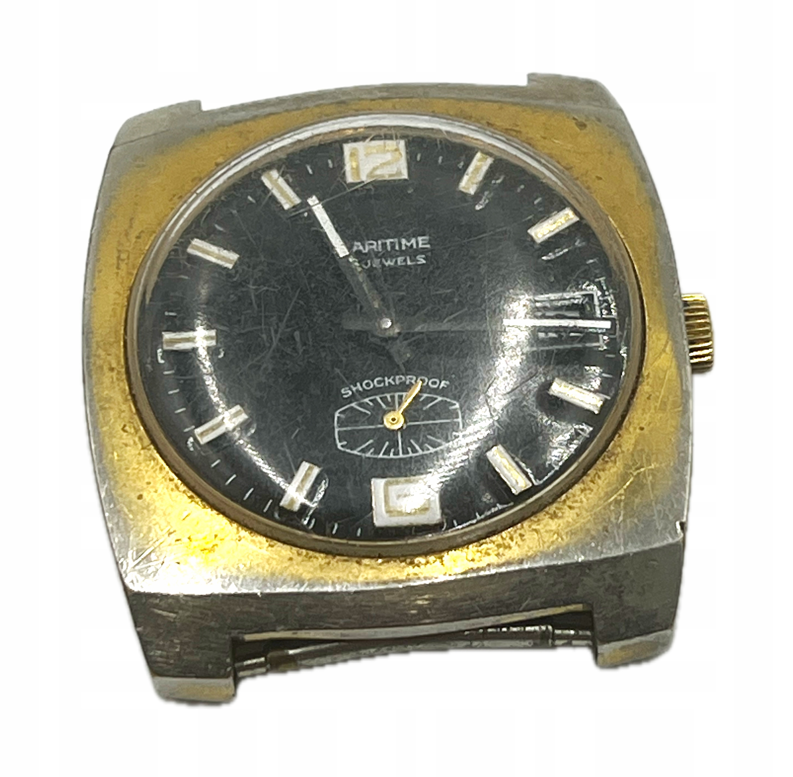 ZEGAREK złocony męski MARITIME shockproof