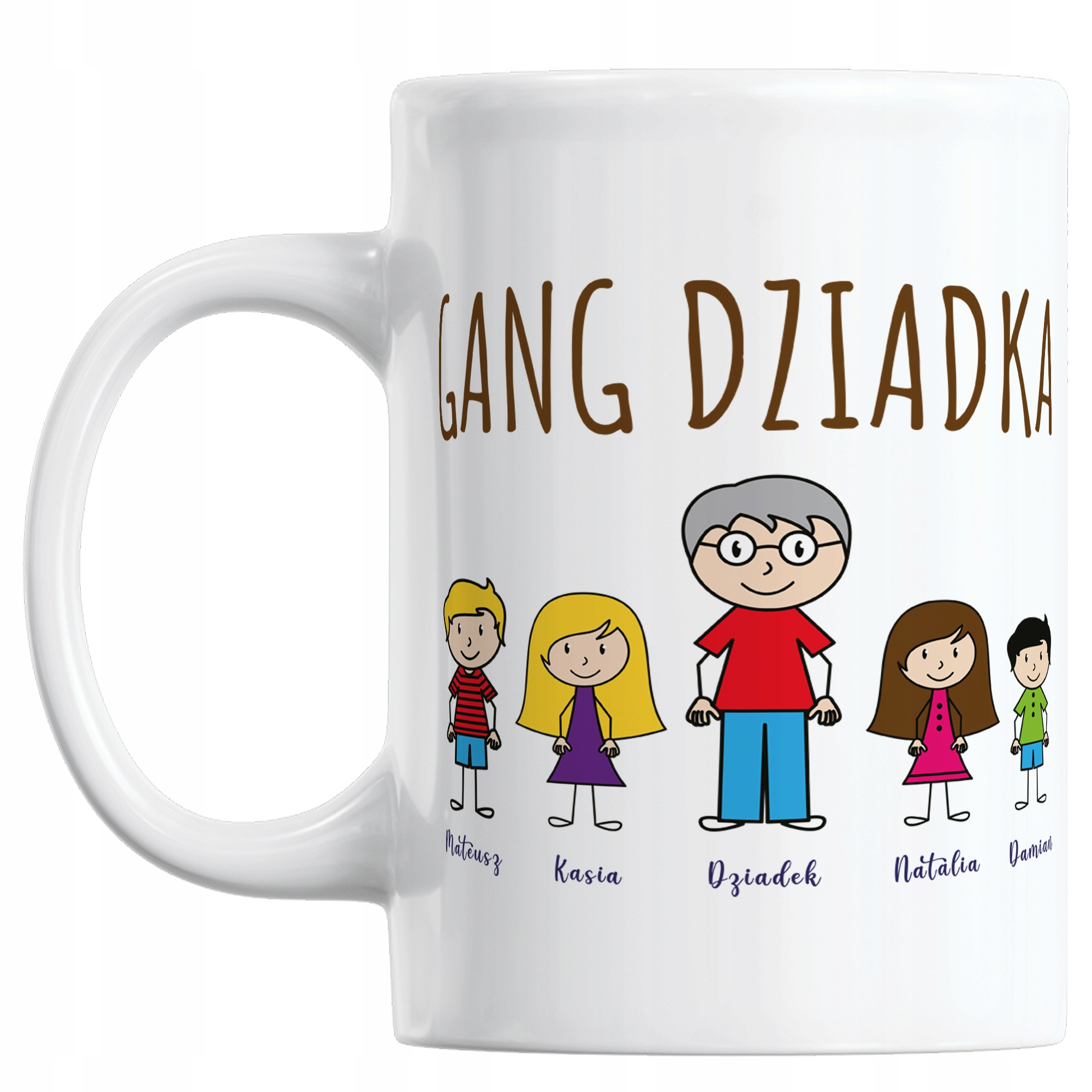 

Kubek Gang Dziadka Z Imionami Na Prezent Dziadek