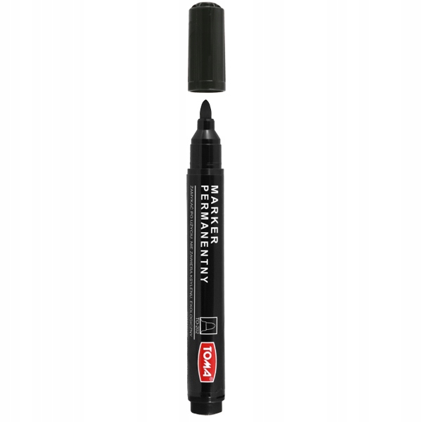 

Marker Permanentny Okrągły 1,5mm Toma 202 Czarny