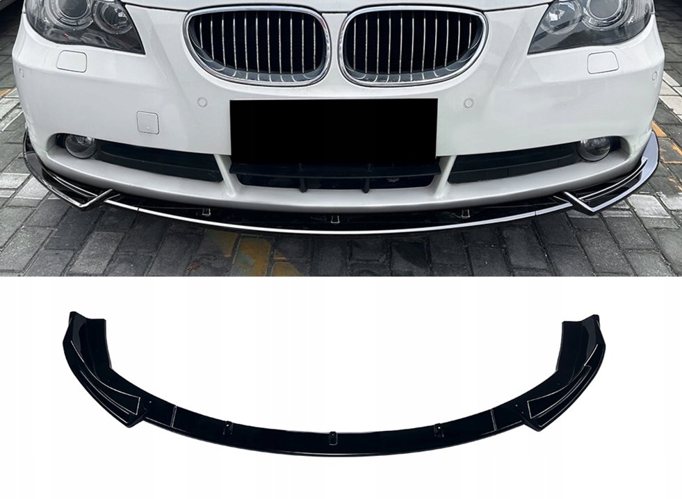 Rozdělovač Nárazníku Obyčejný Pro Bmw E60 E61 2003-2007, Černý Lesk