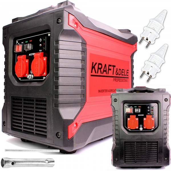 Jednofázový Přenosný Invertorový Generátor 2500 W 230 V, Tichý