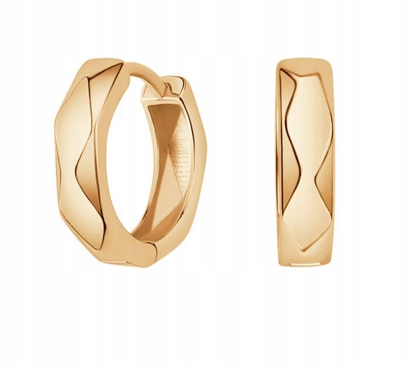 Kolczyki Srebrne Pozłacane JS56444 Verona Jewellery