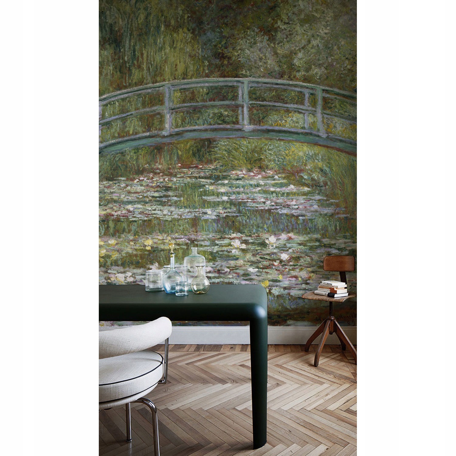

Flizelina tapeta Most nad ścianą jeziora 208x146cm