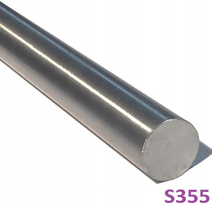 Ocelová tyč Kulatý Průměr 40 mm Délka 120 cm Tažená S355