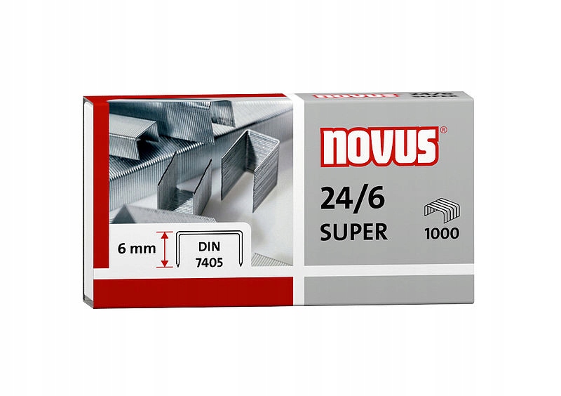 

Zszywki Novus 24/6, 1000 szt.
