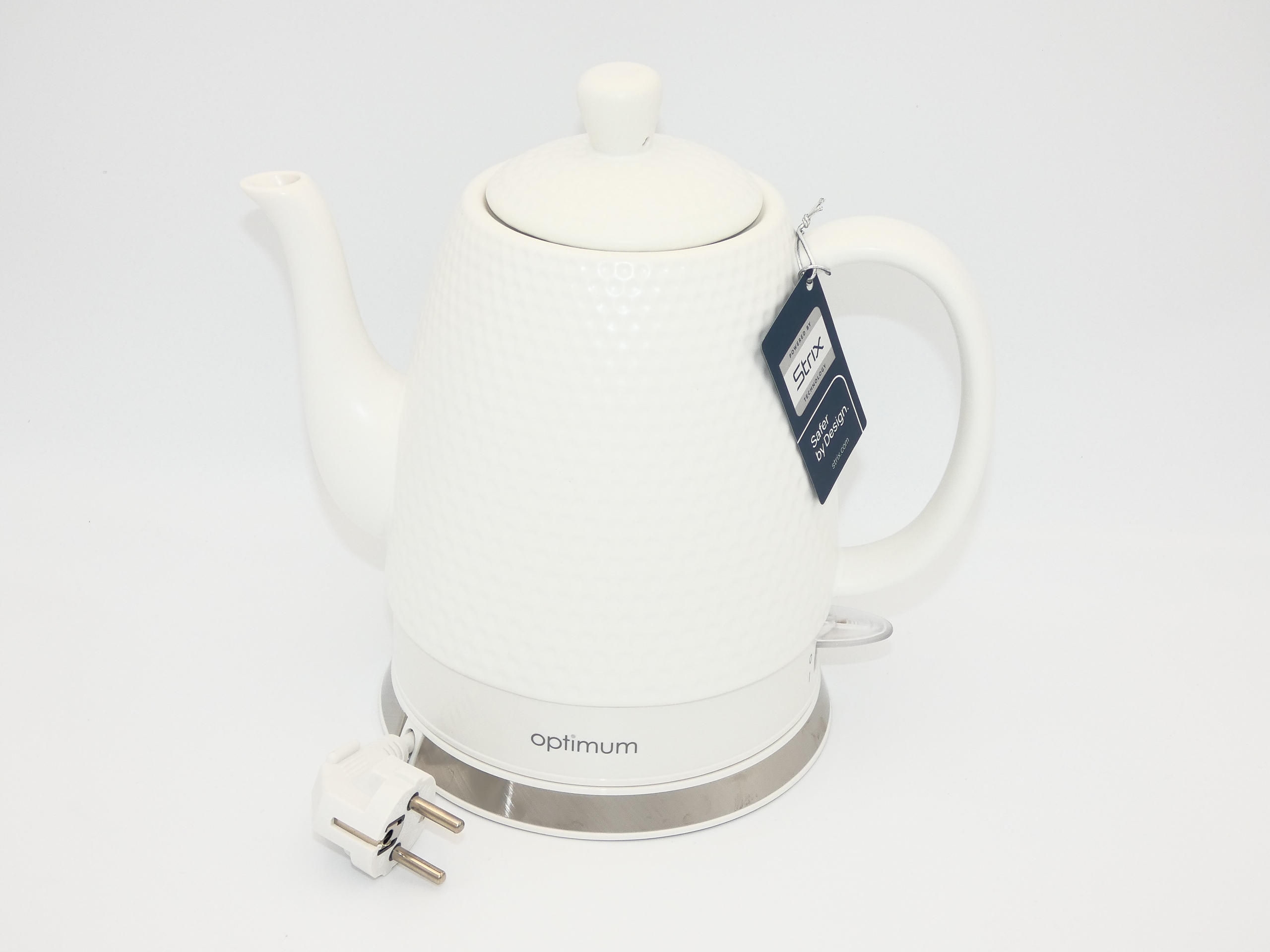 Czajnik elektryczny ceramiczny 1,5 l Optimum Cjs 1316 1600 W biały