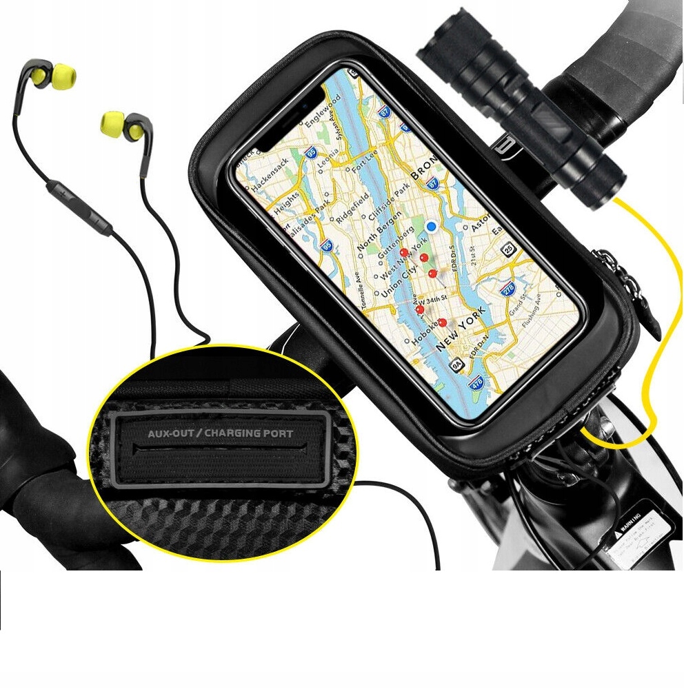 DUŻA SAKWA ROWEROWA WODOODPORNA NA TELEFON DO 6,9 Marka Inna marka