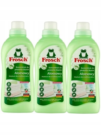 2x Frosch Ekologický Aloe koncentrát tekutá aviváž 750 ml x3