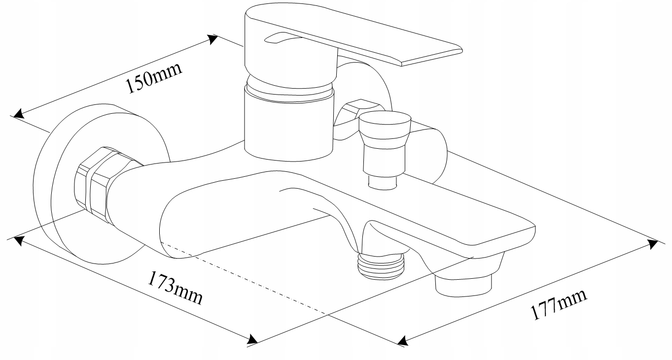 MEXEN ROYO - BATERIA WANNOWA BIAŁA - 72230-20 Kod producenta 72230-20