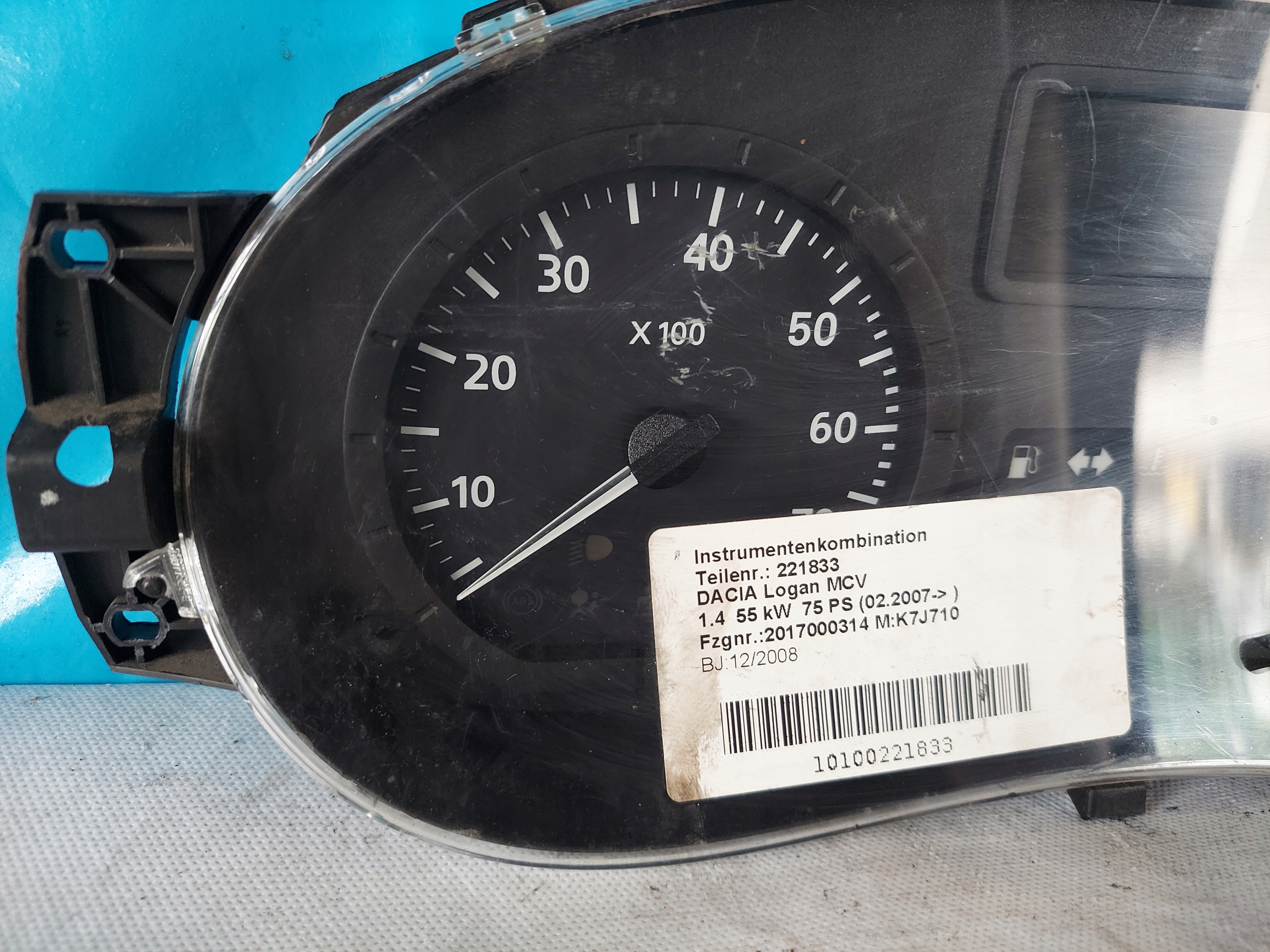 dials clock DACIA LOGAN 1.4 MCV P248107336R