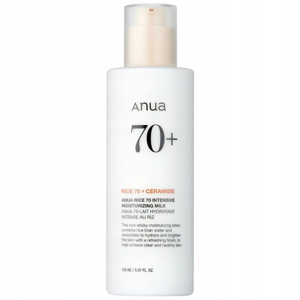 Anua Rýžové mléko 70 ceramidy, intenzivně hydratační, 150 ml