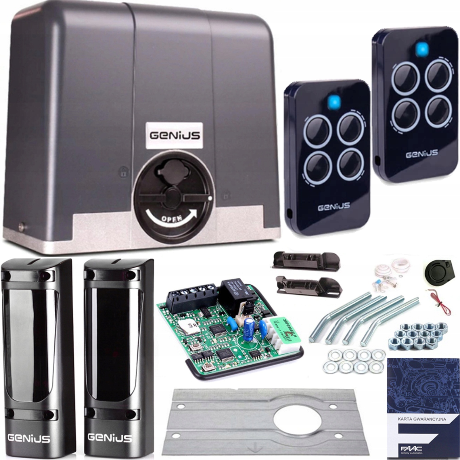 Set Pohon Genius Blizzard 500 Kg Ovladače Lišta