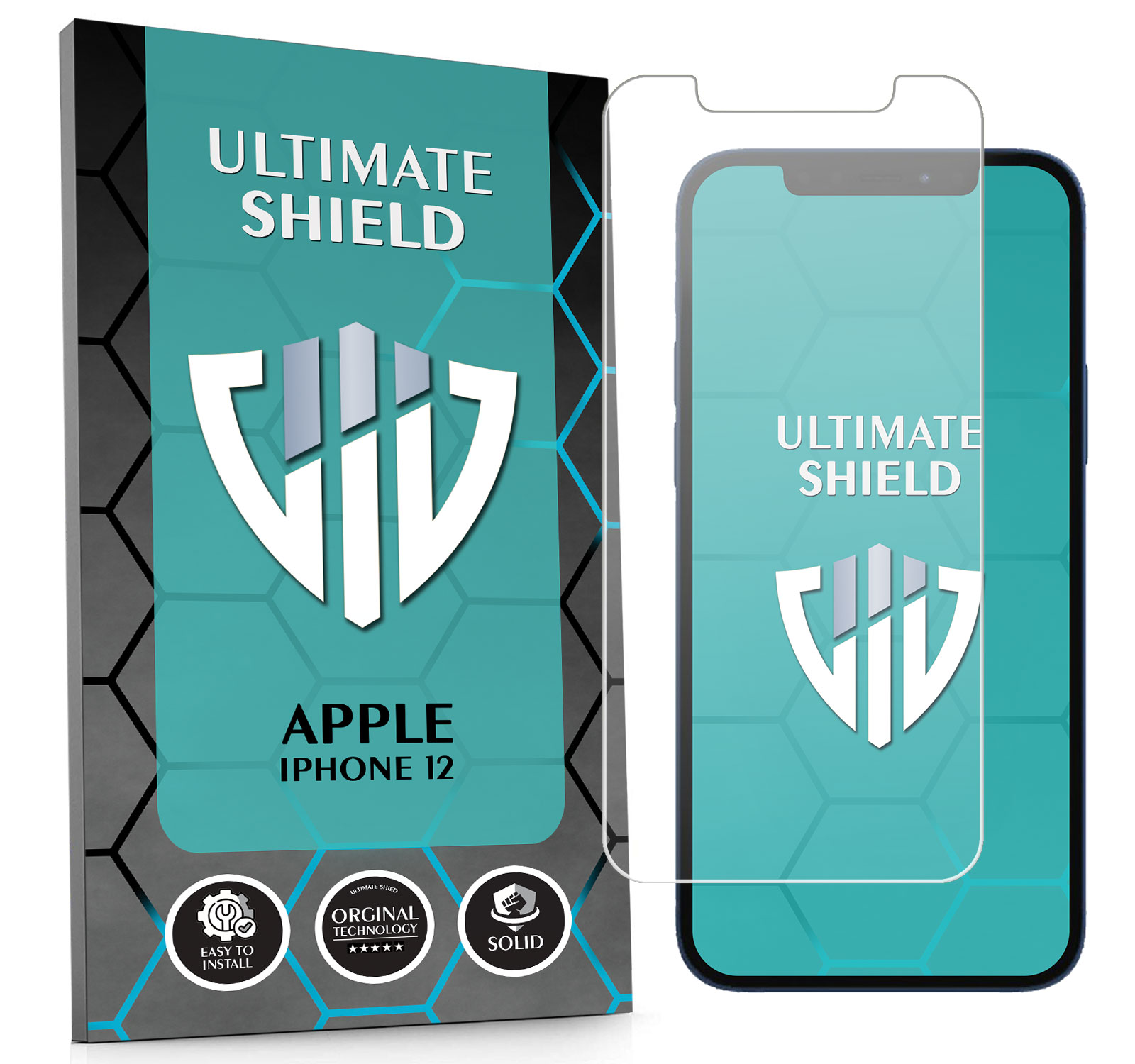 Sklo 3x Displej 7x Fotoaparát Rychlý Objektiv Pro Apple Iphone 12