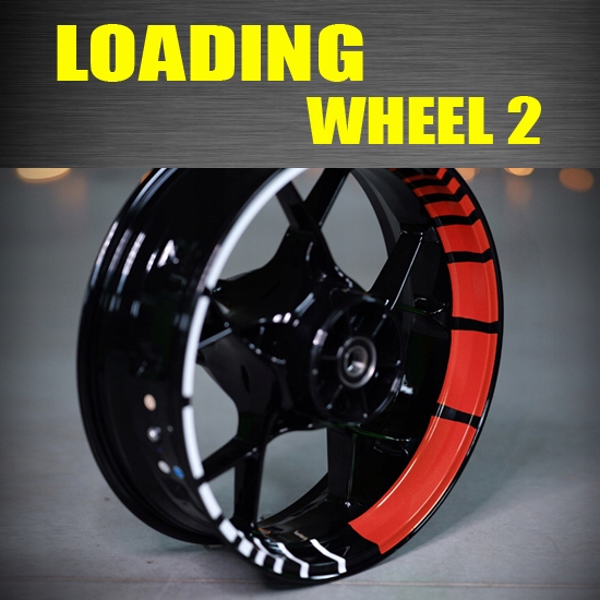 Loading Wheel 2 Samolepky pásky na kola ráfky rámy motocyklů pro Honda