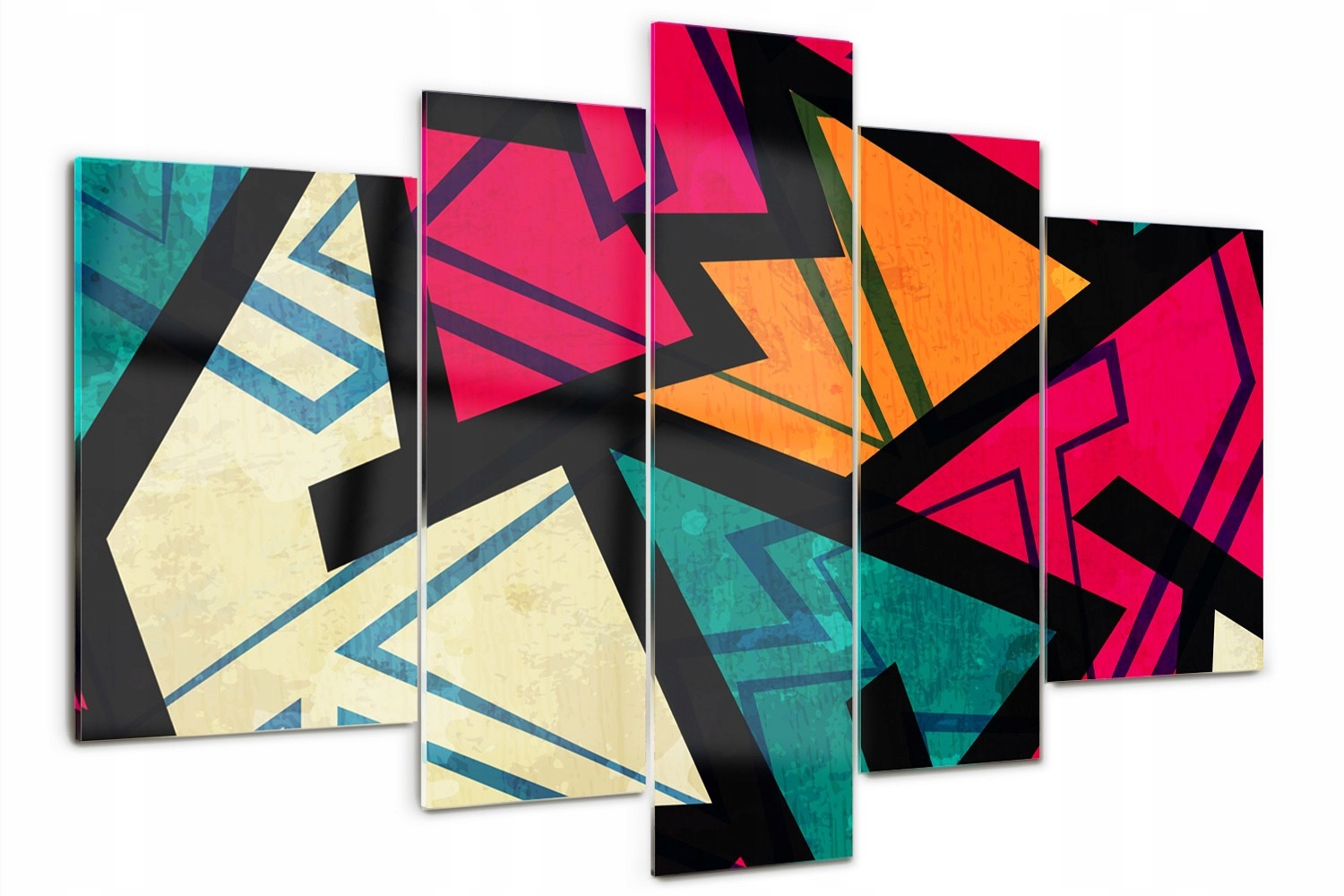 

Obraz szklany tryptyk Geometryczne tło