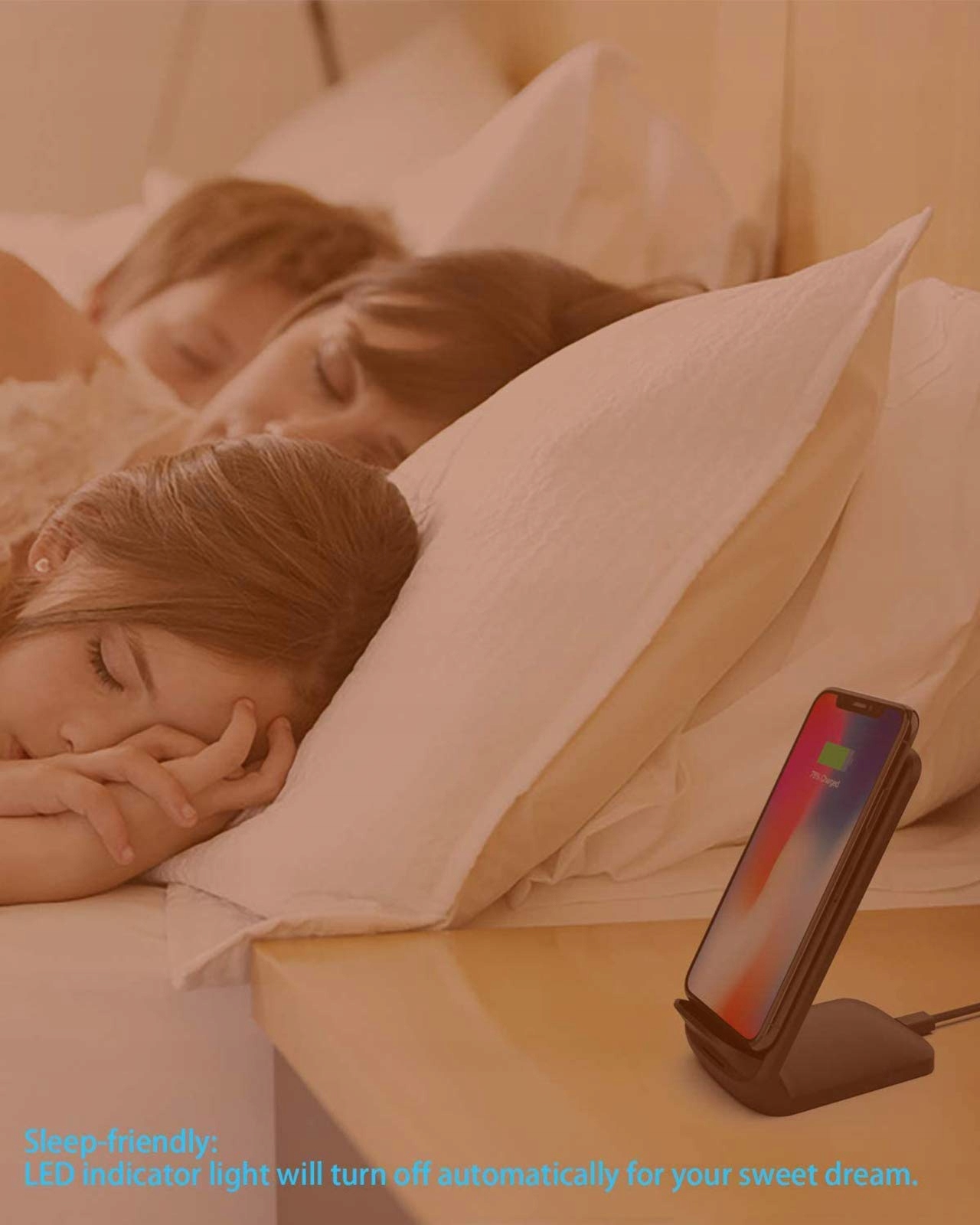 NANAMI Szybka Ładowarka Bezprzewodowa 10W Samsung iPhone Google LG — miniatura 6