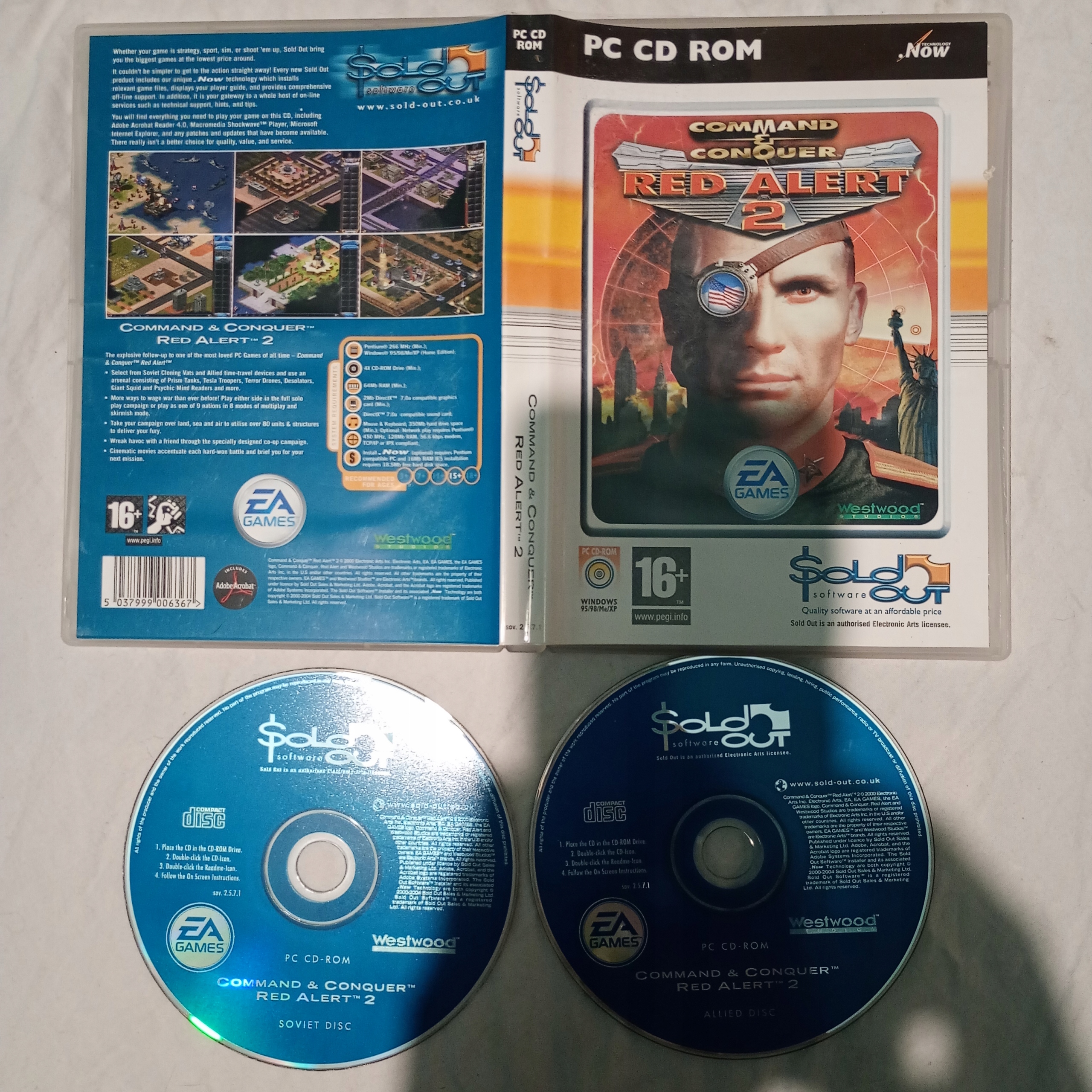 【希少】COMMAND & CONQUER: RED ALERT 2 PCゲーム Command & Conquer Red Alert 2 Game PC : Amazon.pl: Gry wideo