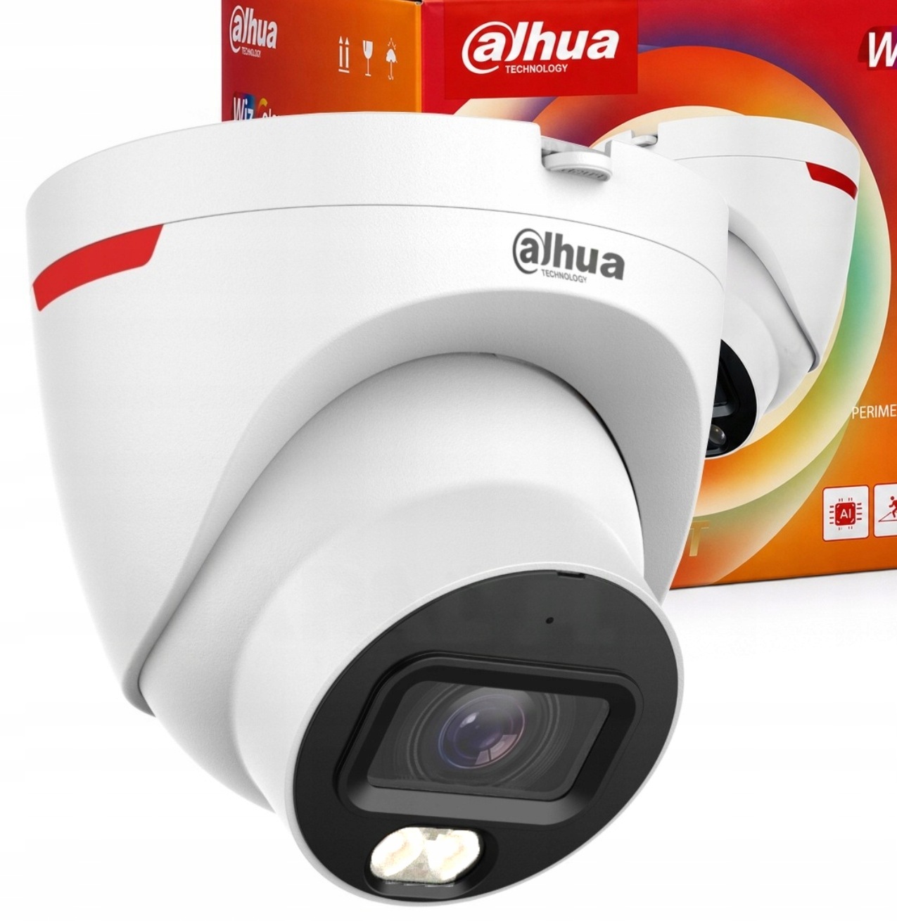Ip Kamera 6MPx 3K IPC-HDW2649T-S-LED 0280B-PRO WizColor Dahua