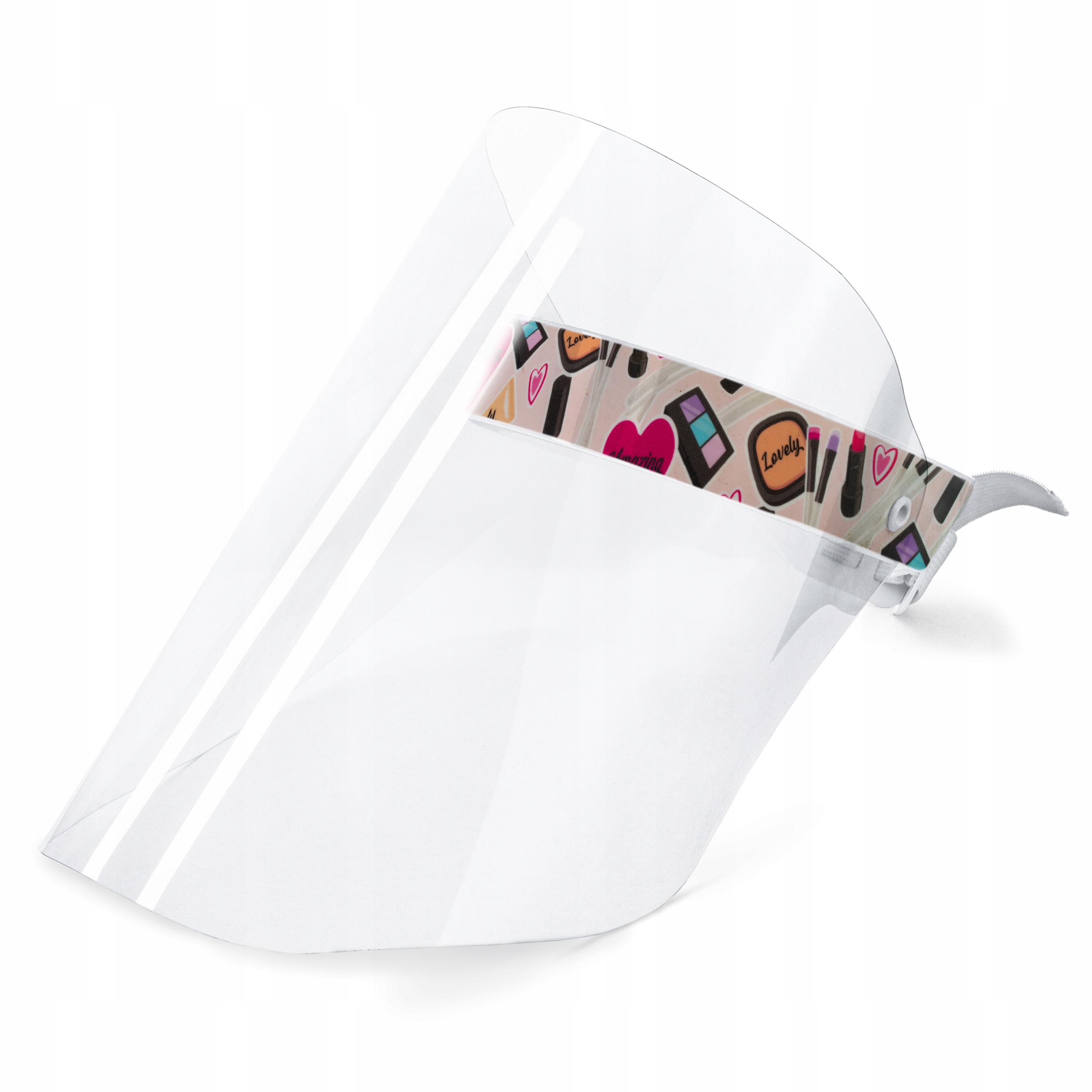 MASKA OCHRONNA DLA KOSMETYCZKI NA TWARZ OSŁONA BUZI UST NOSA PRZYŁBICA Marka inna