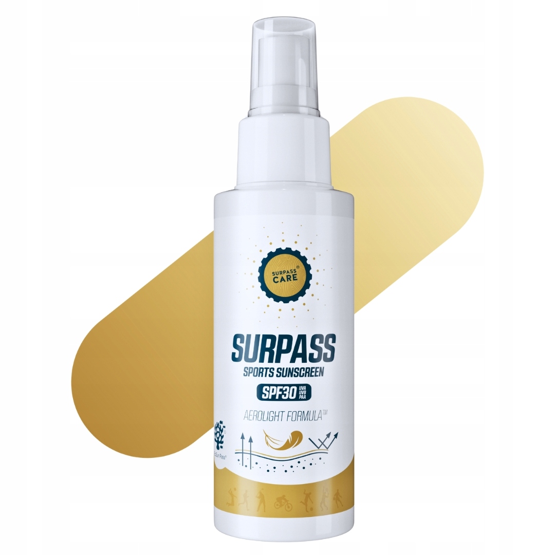 Surpass Sportowy Spray z Filtrem SPF30 dla osób aktywnych