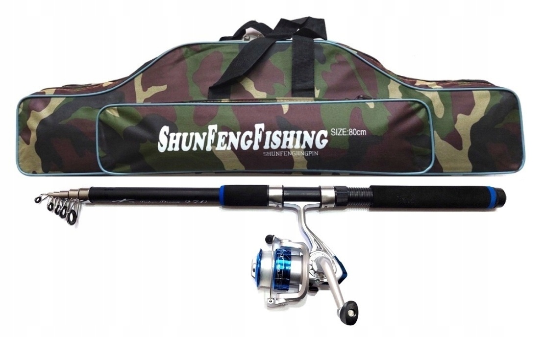 2 X WĘDKA + 2 X KOŁOWROTEK + POKROWIEC + GRATISY ! Marka Patriot