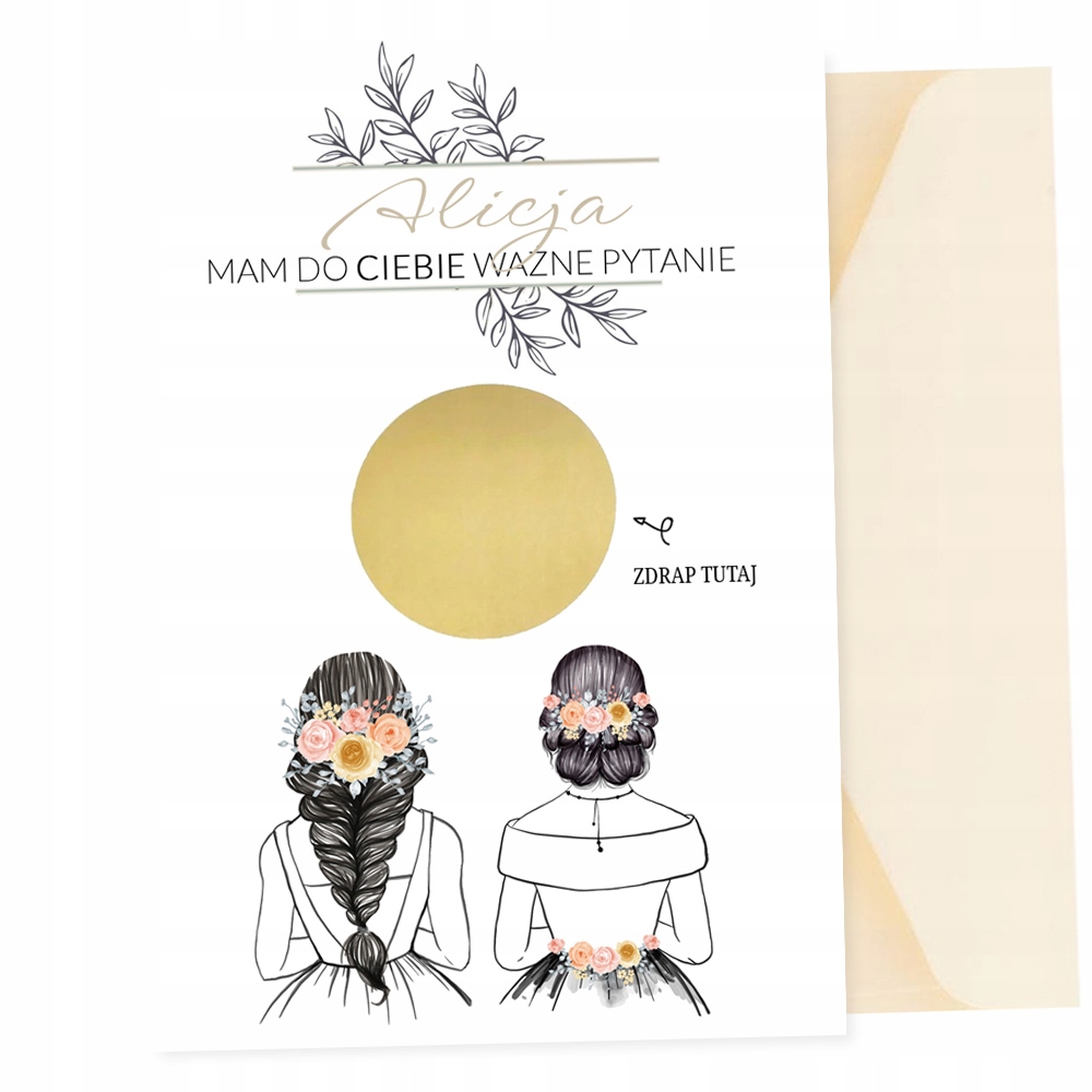 Prośba o ŚWIADKOWANIE - ZDRAPKA świadkowa