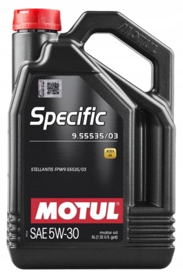 113664 Olej Motul 5W30 5L Specific 9.55535/03 C3 Psa B71 2297