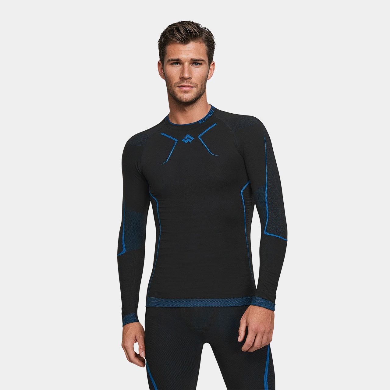 Bluza termoaktywna męska Szybkoschnąca Alpinus Lillehammer Płaskie Szwy XL