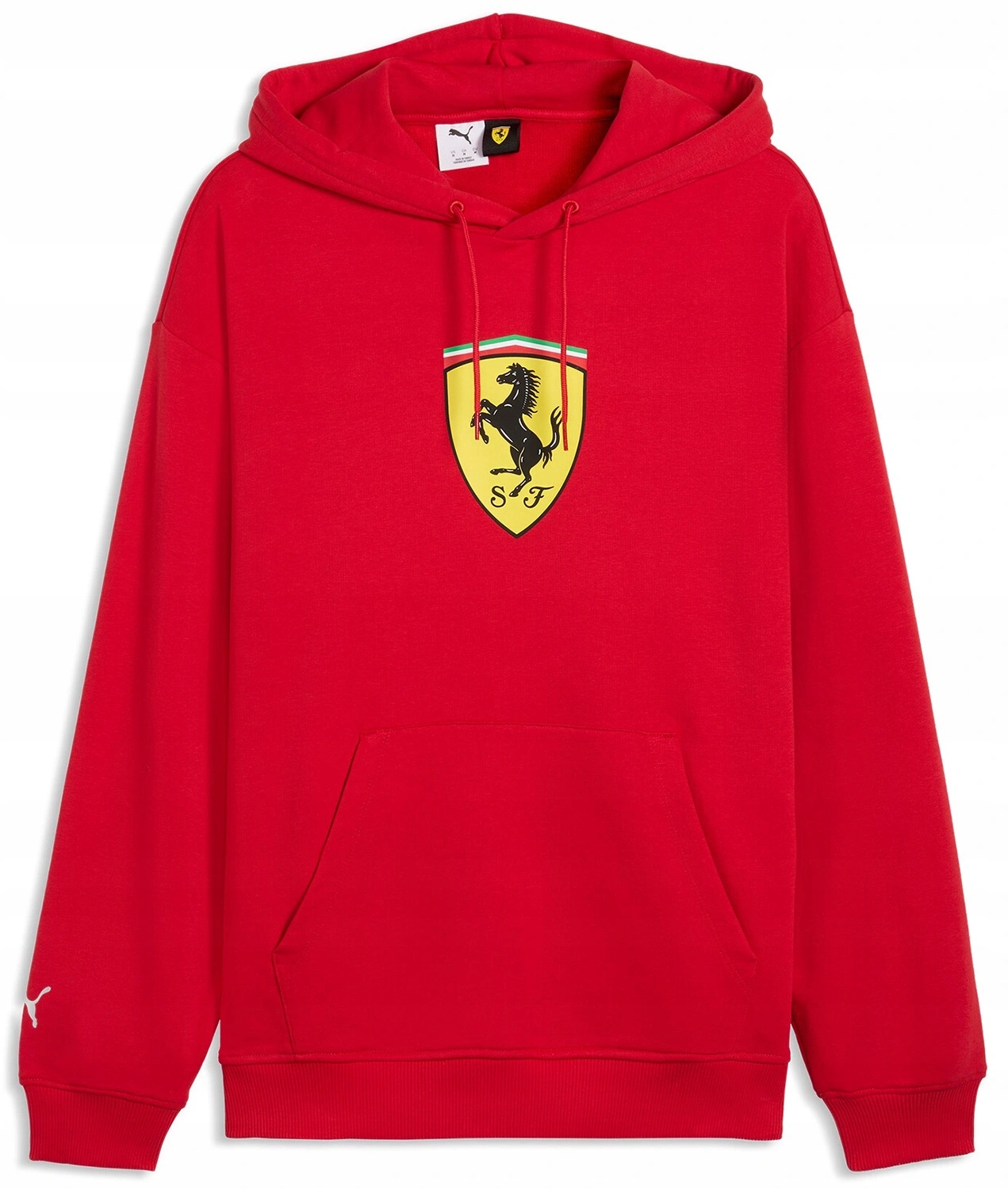 Mikina Scuderia Ferrari F1 Big Shield Hoodie červená, vel. M