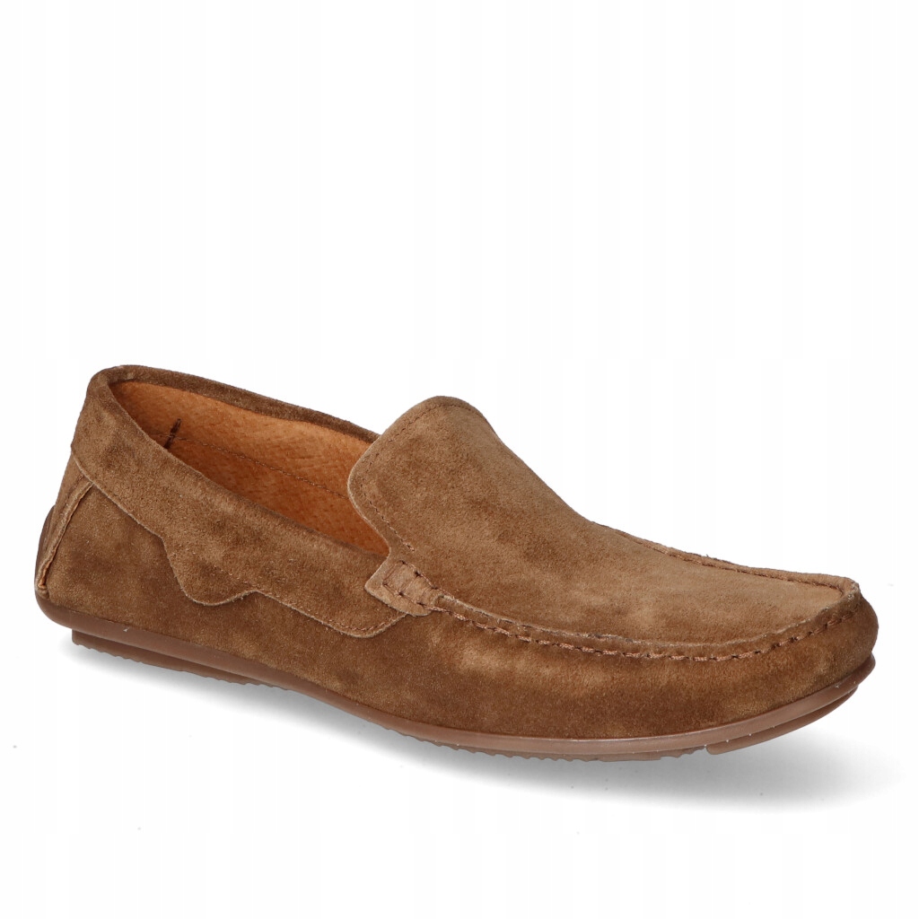 Mokasíny Ryłko IPAR12_VV2 Hnědý semiš 40