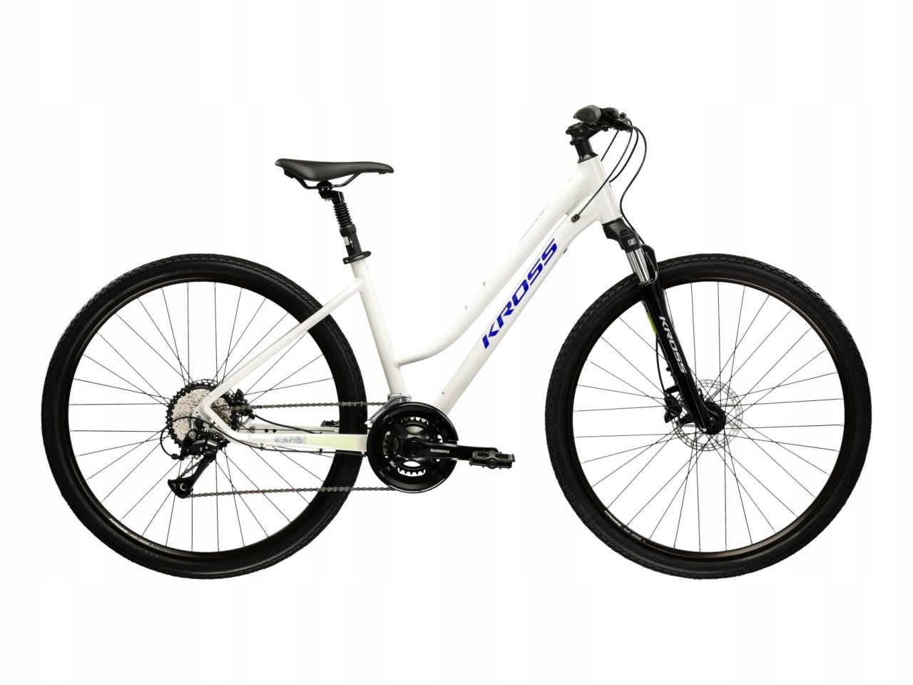 Rower crossowy Kross Evado 4.0 damski rama 19 cali L szary/granat