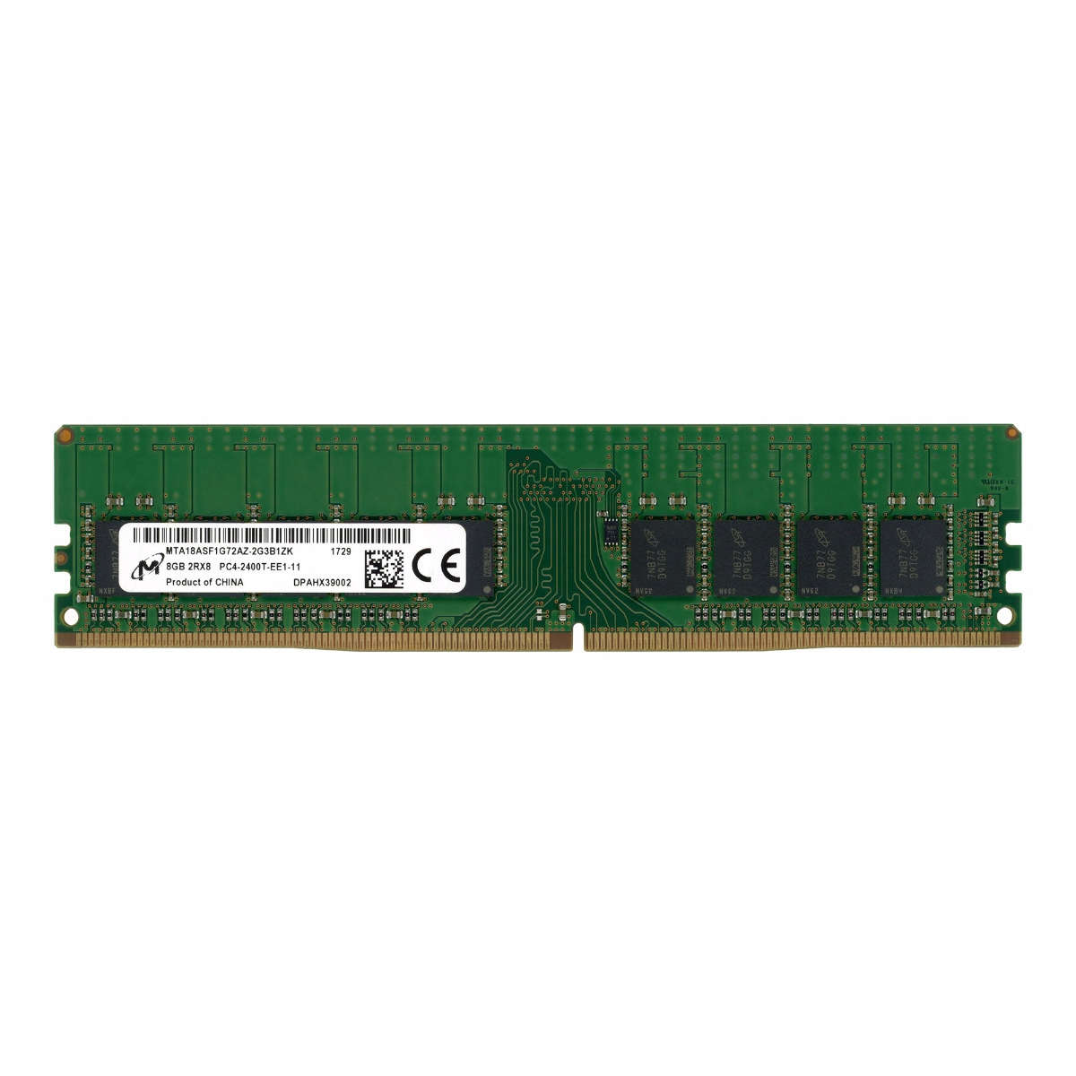 Micron MTA18ASF1G72AZ-2G3B1ZK 8GB DDR4 2400MHz Ecc Unbuff
