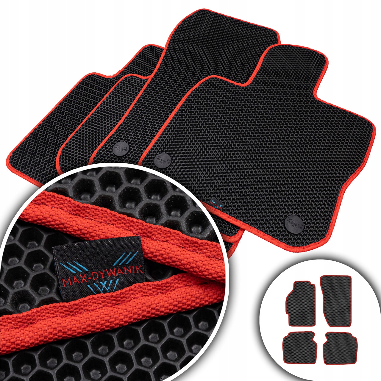 Honda Accord V 1993-1998 Koberce Eva Eternity Čierne Honey