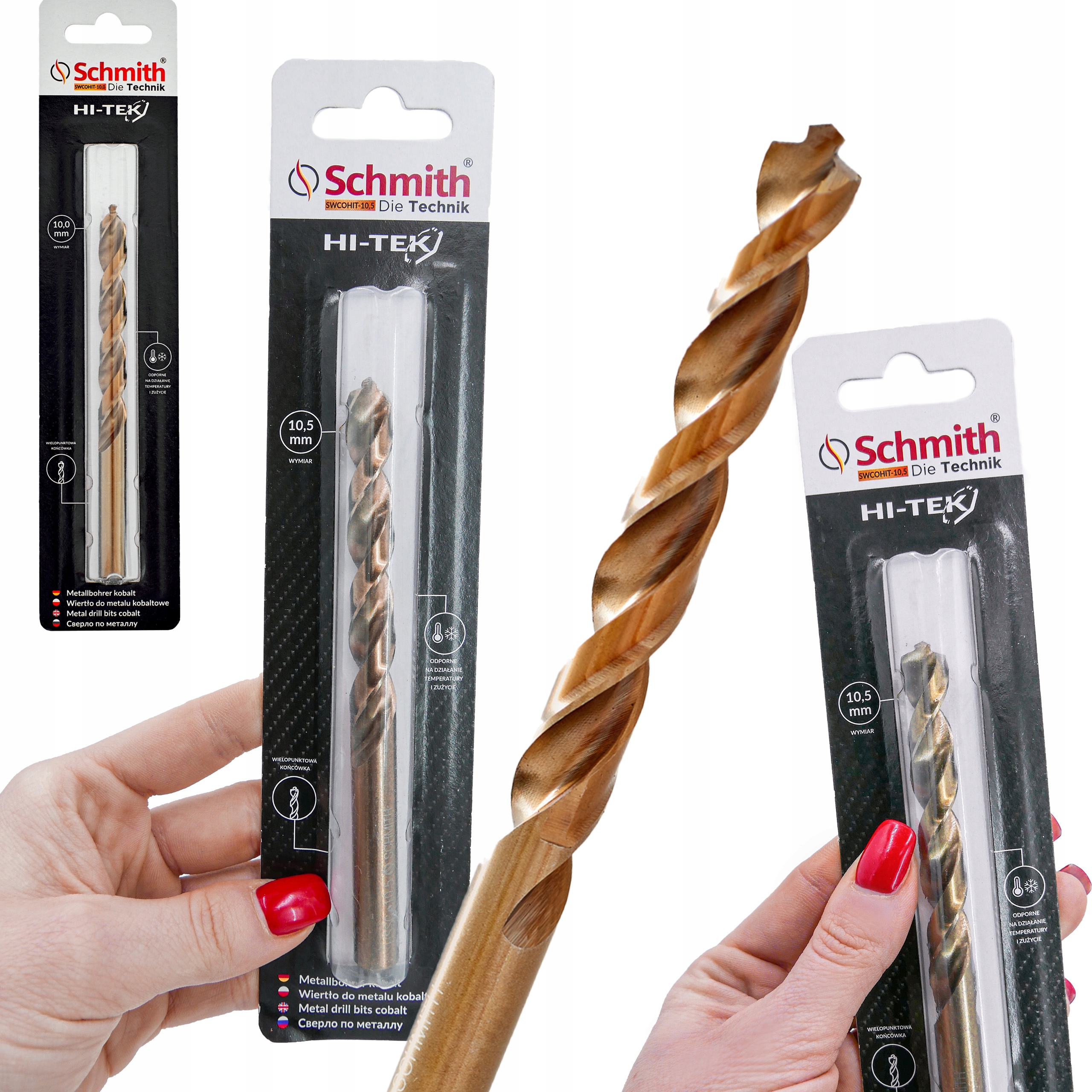 

Wiertło do metalu kobaltowe Hi-tek 13,0 mm Schmith