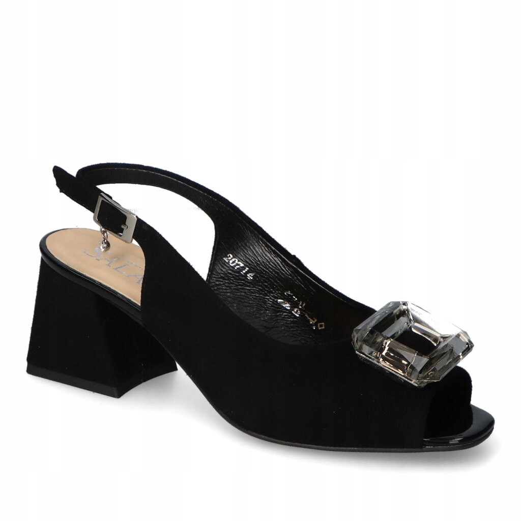 Sandály Sala 20714/21 Černý semiš 38