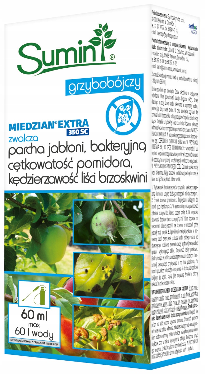 

Sumin Miedzian Extra 350 Sc grzybobójczy 60 ml