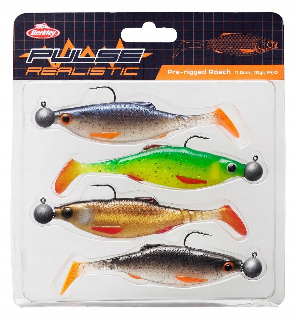 PREZENT Dla Wędkarza ! ZESTAW BERKLEY GUMY - PULSE REALISTIC ROACH # 15cm