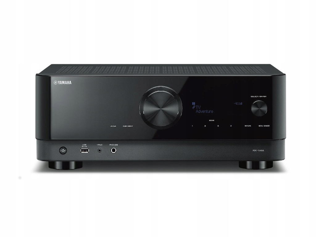 Yamaha MusicCast RX-V4A 5.2-kanałowy Wi-Fi Bluetooth AirPlay Czarny