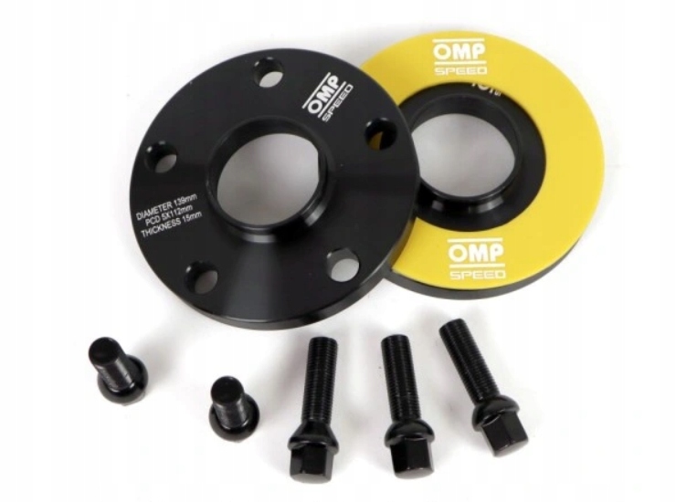 Omp Sada dištančných prvkov Speed 20 mm Pcd: 5X112 Cb.h: 66.5 Cb.w: 66.5 čierne